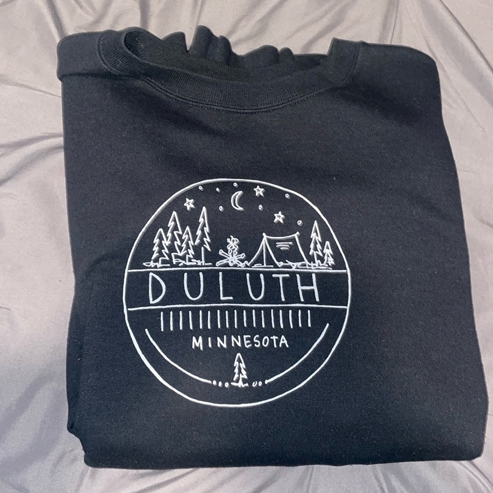Long sleeve, Duluth, Minnesota crewneck